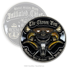 "Initiated Goat Skull" Challenge Coin