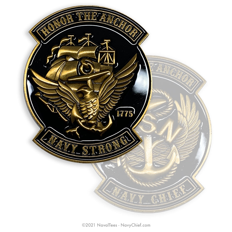 "Honor the Anchor" Challenge Coin