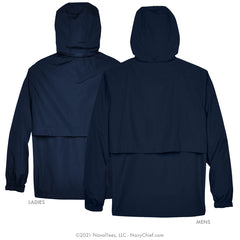 Embroidered Anchor Water Resistant Jackets - Navy
