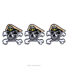 Embroidered Skull - Men's DRYTEC20™ Performance Polo, Khaki - NavyChief.com - Navy Pride, Chief Pride.