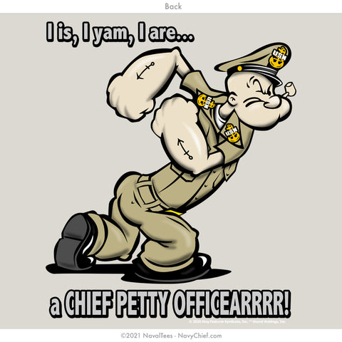 "Chief Popeye" Tee - Khaki