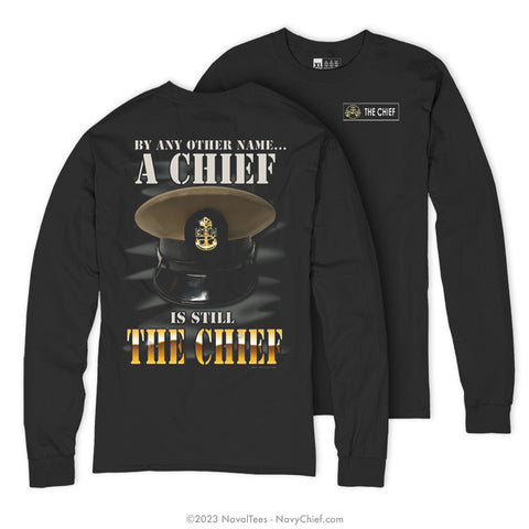 "THE CHIEF" Long Sleeve Tee - Black