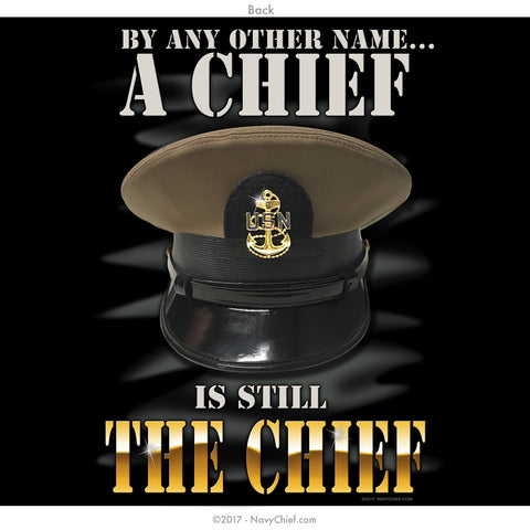 "THE CHIEF" Long Sleeve Tee, Black - NavyChief.com - Navy Pride, Chief Pride.