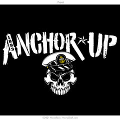 "Anchor Up" Wicking Tee - Black