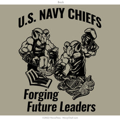 "Forging Future Leaders" Hooded Sweatshirt - Khaki