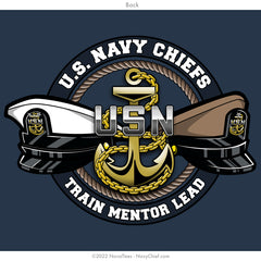 "Train Mentor Lead" Tee - Navy