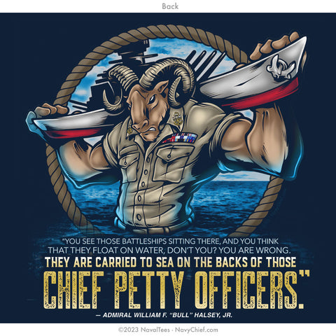 "Carried To Sea" Tee - Navy