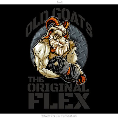 "Old Goats Flex" Tee - Black