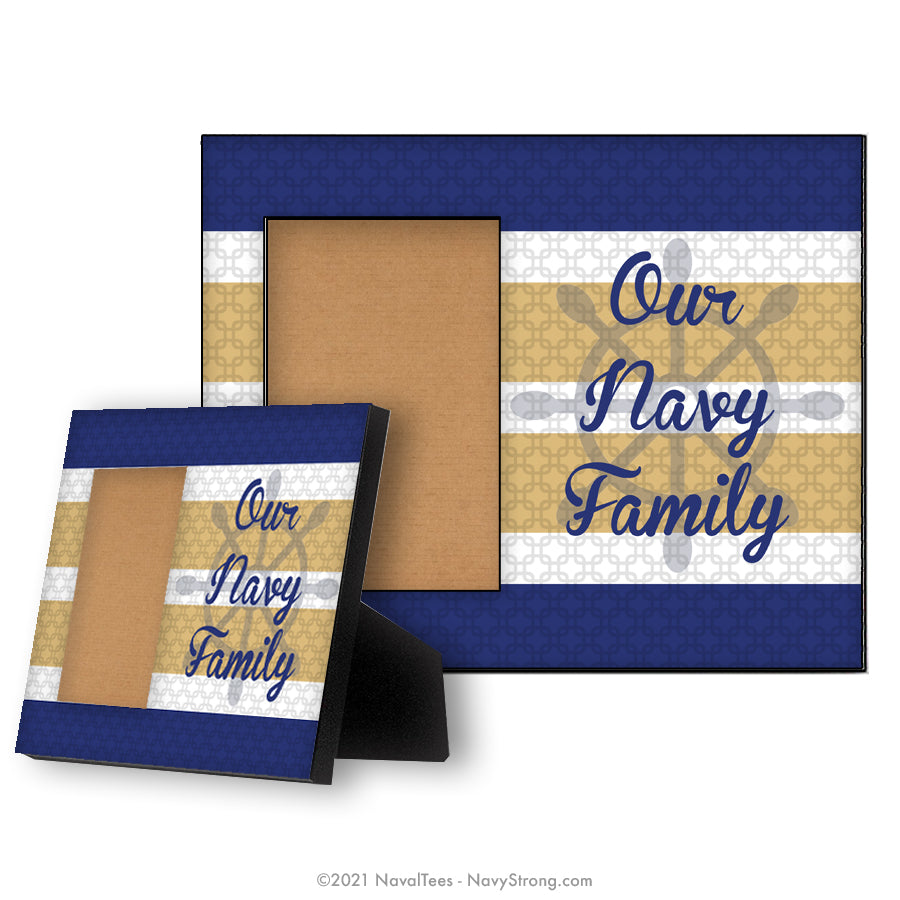 "Our Navy Family" - Picture Frame