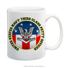 "United States Navy Third Class Petty Officer" 15 oz Coffee Mug - NavyChief.com - Navy Pride, Chief Pride.