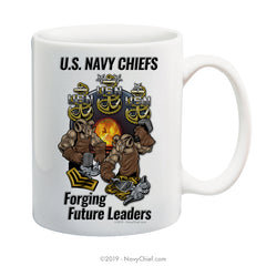 "Future Leaders" - 15 oz Coffee Mug - NavyChief.com - Navy Pride, Chief Pride.
