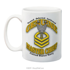 "Genuine Master Chief" - 15 oz Coffee Mug - NavyChief.com - Navy Pride, Chief Pride.