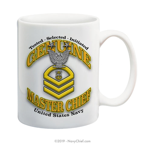 "Genuine Master Chief" - 15 oz Coffee Mug - NavyChief.com - Navy Pride, Chief Pride.