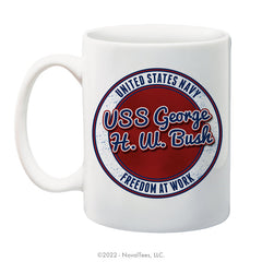 "USS George H.W. Bush" - 15 oz Coffee Mug