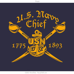 "The Chosen Few" Tribal Hooded Sweatshirt - Navy