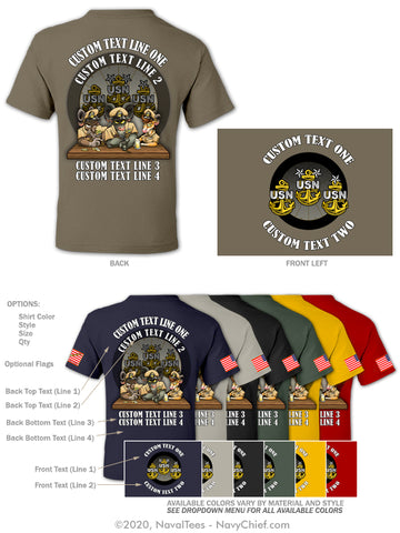 Semi Custom Bulk Order - "Goat Gang" - NavyChief.com - Navy Pride, Chief Pride.