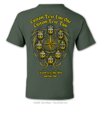 Semi Custom Bulk Order - "Compass Tribal" - NavyChief.com - Navy Pride, Chief Pride.