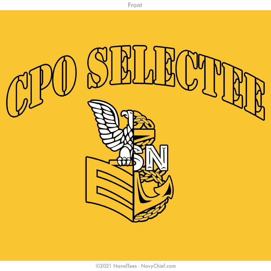 "Selectee" T-shirt - Gold