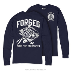 "Tempered by Tradition" Long Sleeve Tee - Navy