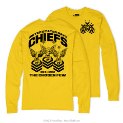 "Old Crows" Long Sleeve Tee - Gold