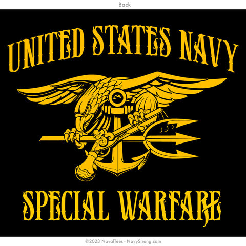 "Naval Special Warfare" Long Sleeve Tee - Black