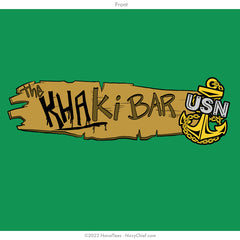 "The Khaki Bar" Tee - Turf Green