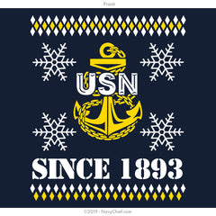 "Ugly Sweater" Since 1893 - Christmas Sweatshirt - NavyChief.com - Navy Pride, Chief Pride.