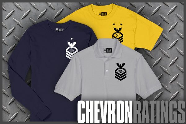 RomeroThreads US Navy Chief Polo Shirt